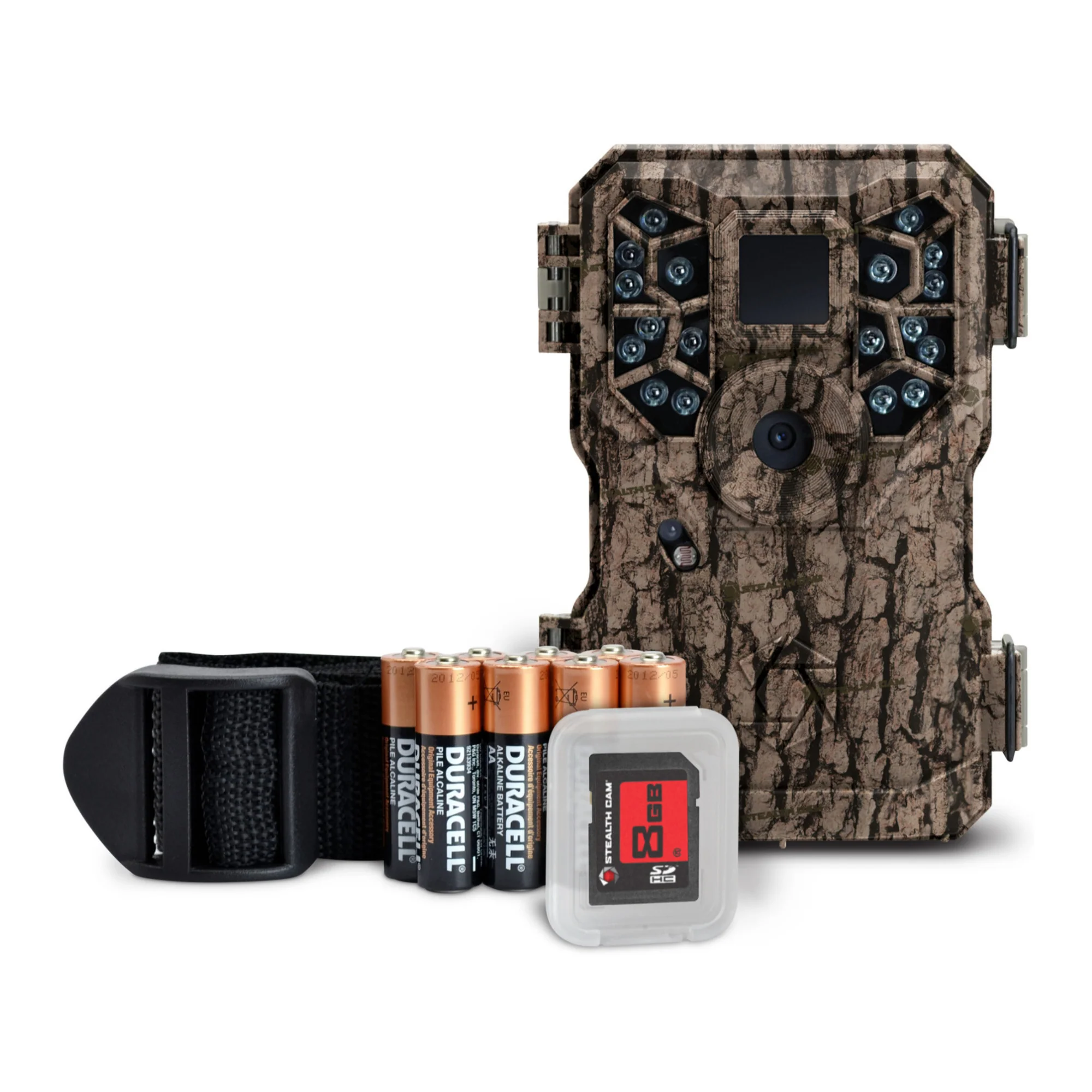 Stealth Cam PX18CMO 8MP Trail Game Camera (2-Pack) with 8GB SD Cards, Batteries, and Card Reader - Image 2
