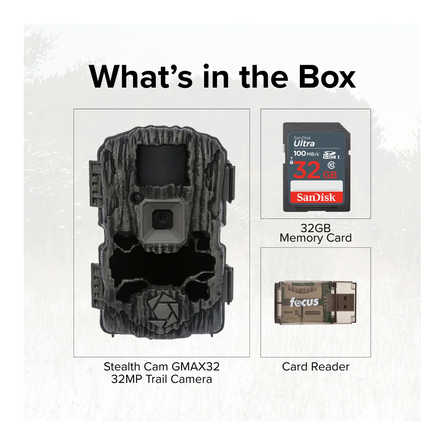 Stealth Cam GMAX32 - 32MP 1080p HD Video Trail Camera with 32GB Memory Card Kit - Image 7