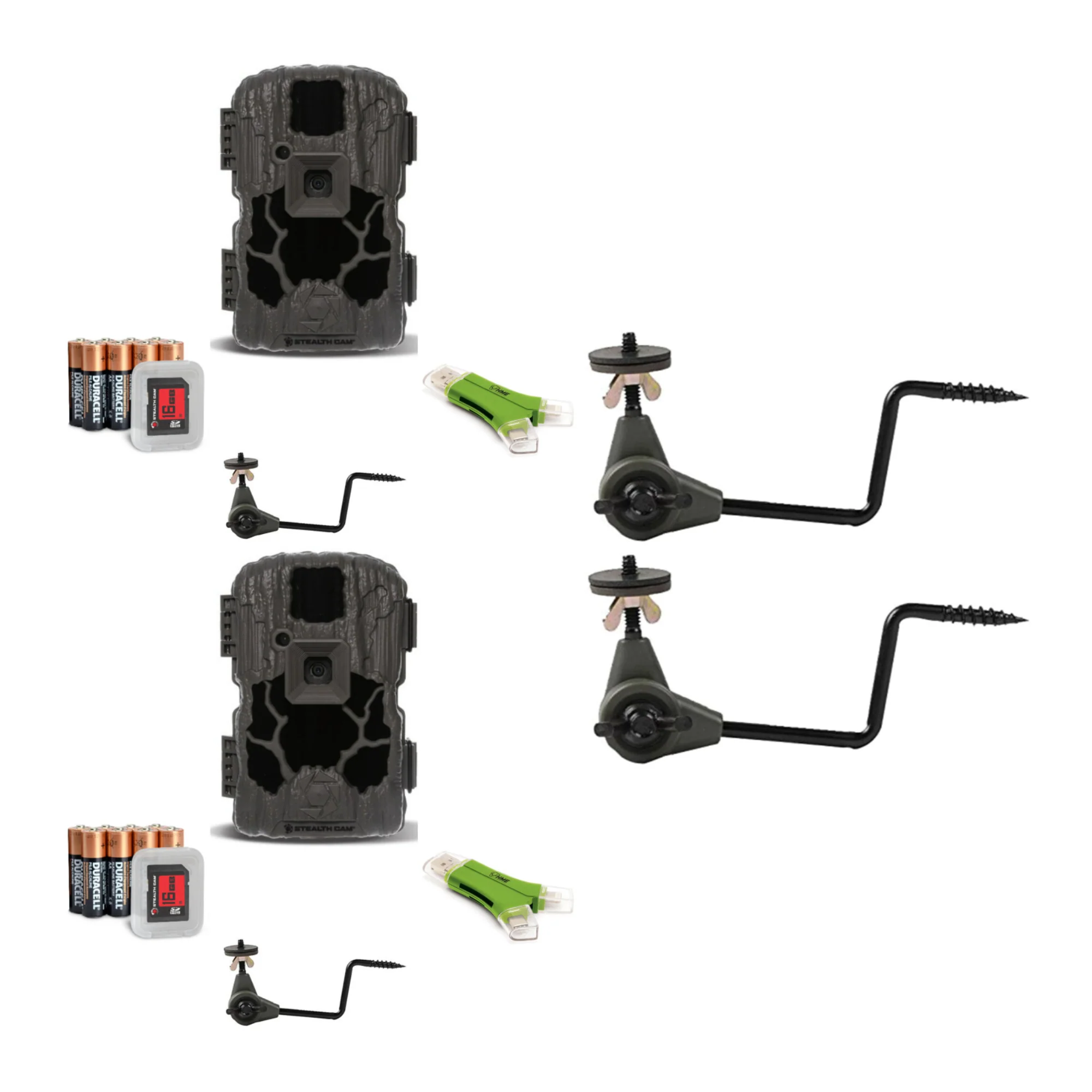 Stealth Cam PXV26 26MP Camera with Trail Camera Holder (2-Pack)
