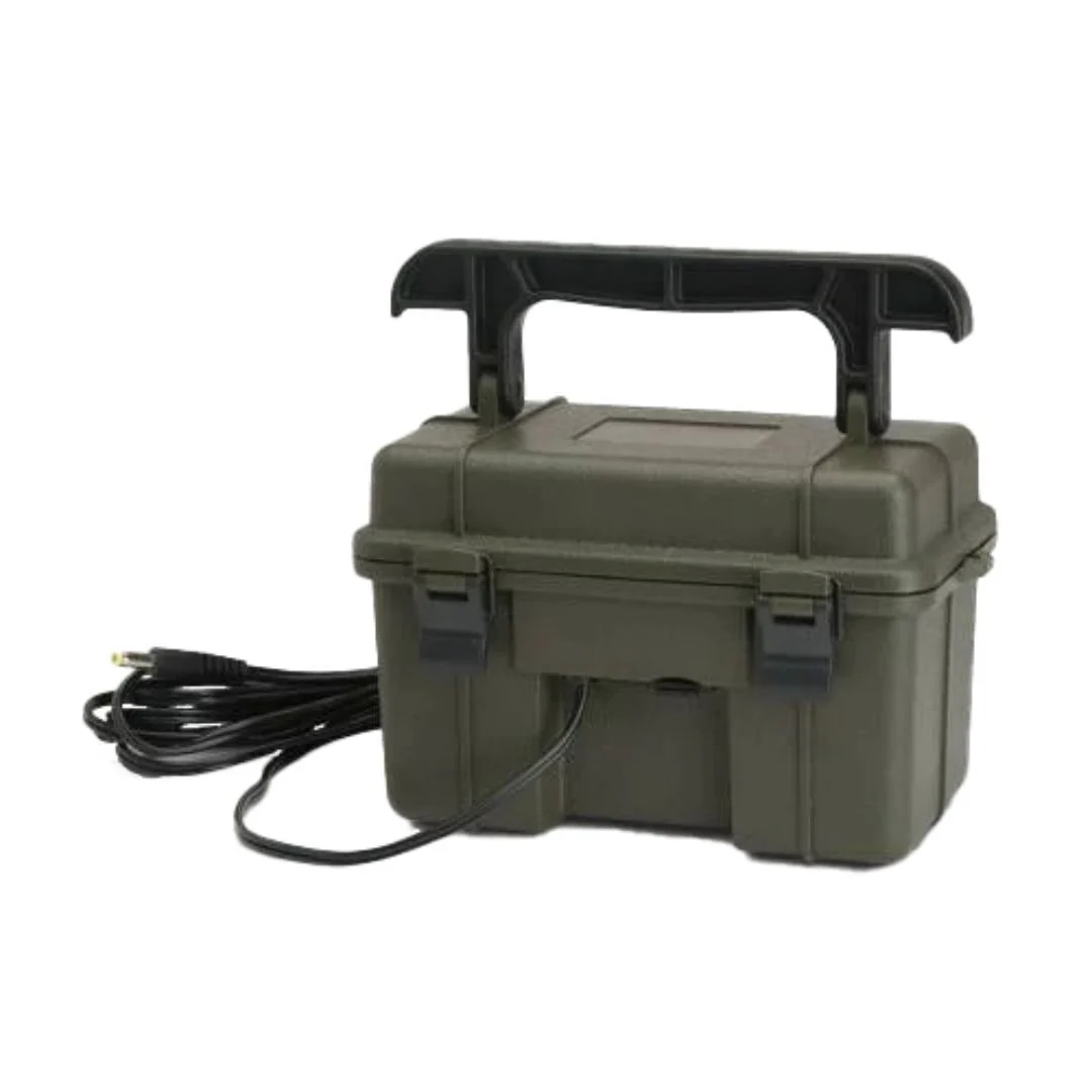 Stealth Cam 12V Weatherproof Battery Box (3-Pack, Dark Green) Bundle - Image 2