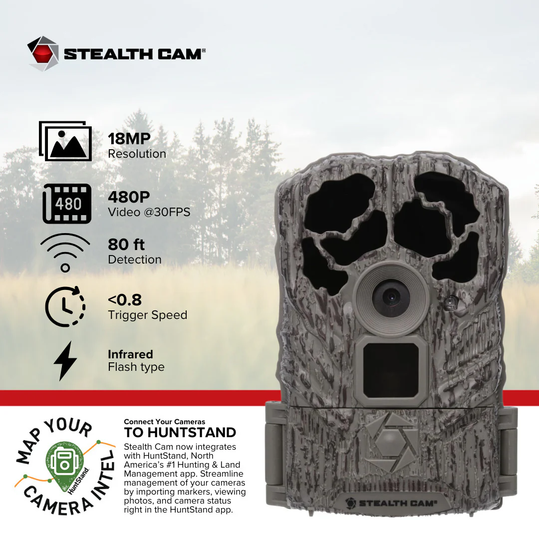 Stealth Cam Browtine 18MP Digital Trail Camera Bundle with 16GB SD Card and Focus Card Reader - Image 5