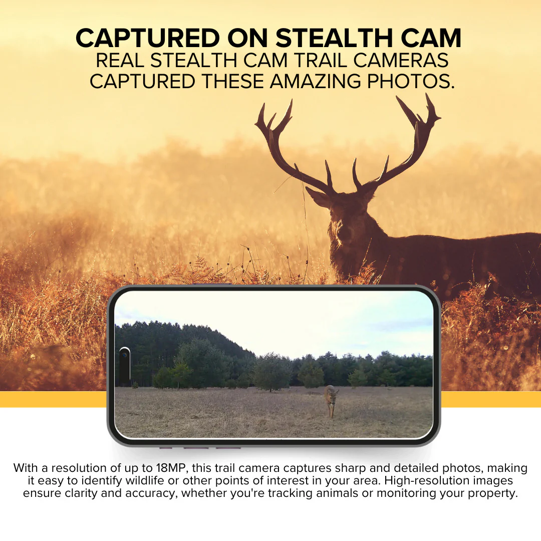 Stealth Cam Browtine 18MP Digital Trail Camera Bundle with 16GB SD Card and Focus Card Reader - Image 6
