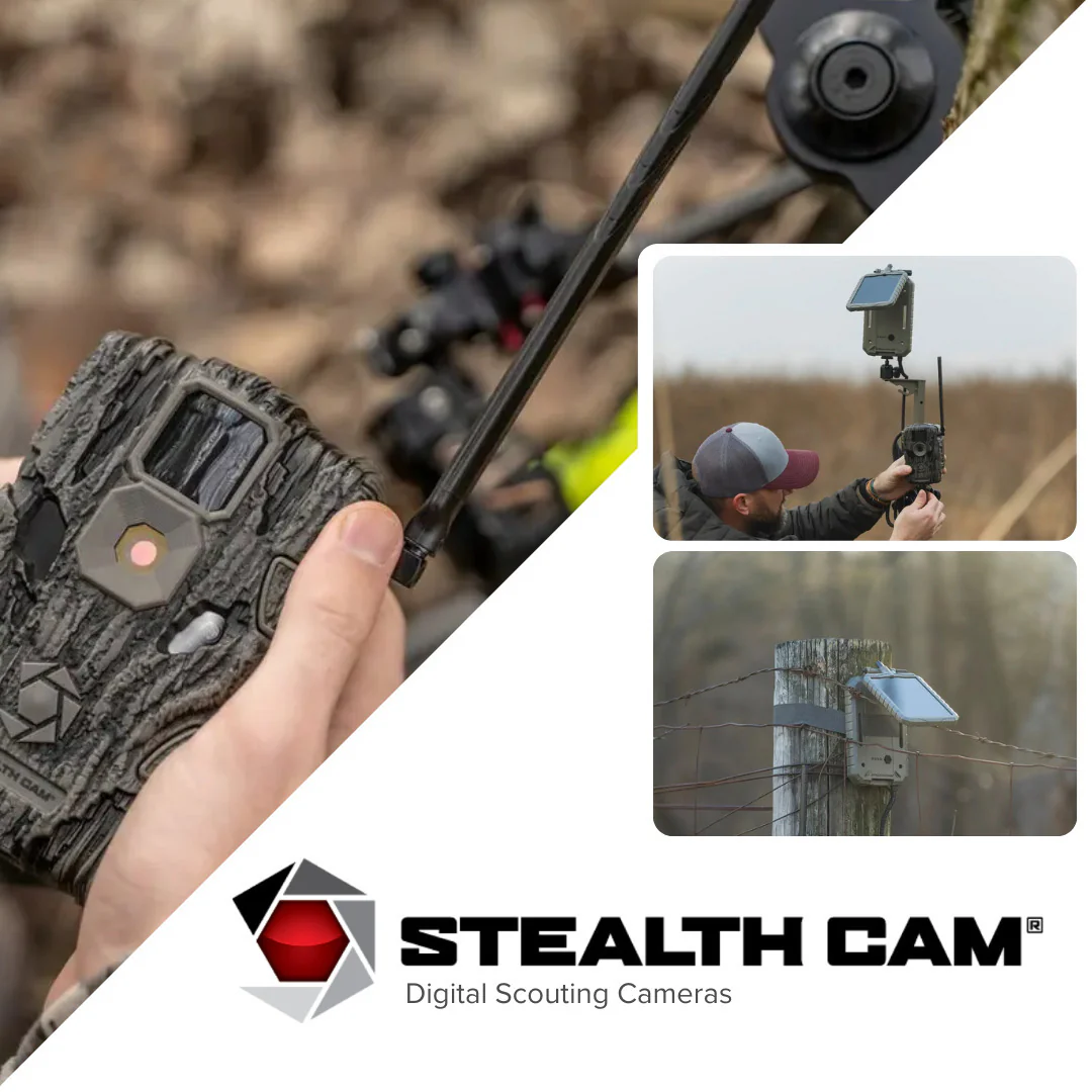 Stealth Cam Adjustable Multi-Pivot Mounting Post for Trail Camera and Battery Bundle - Image 2