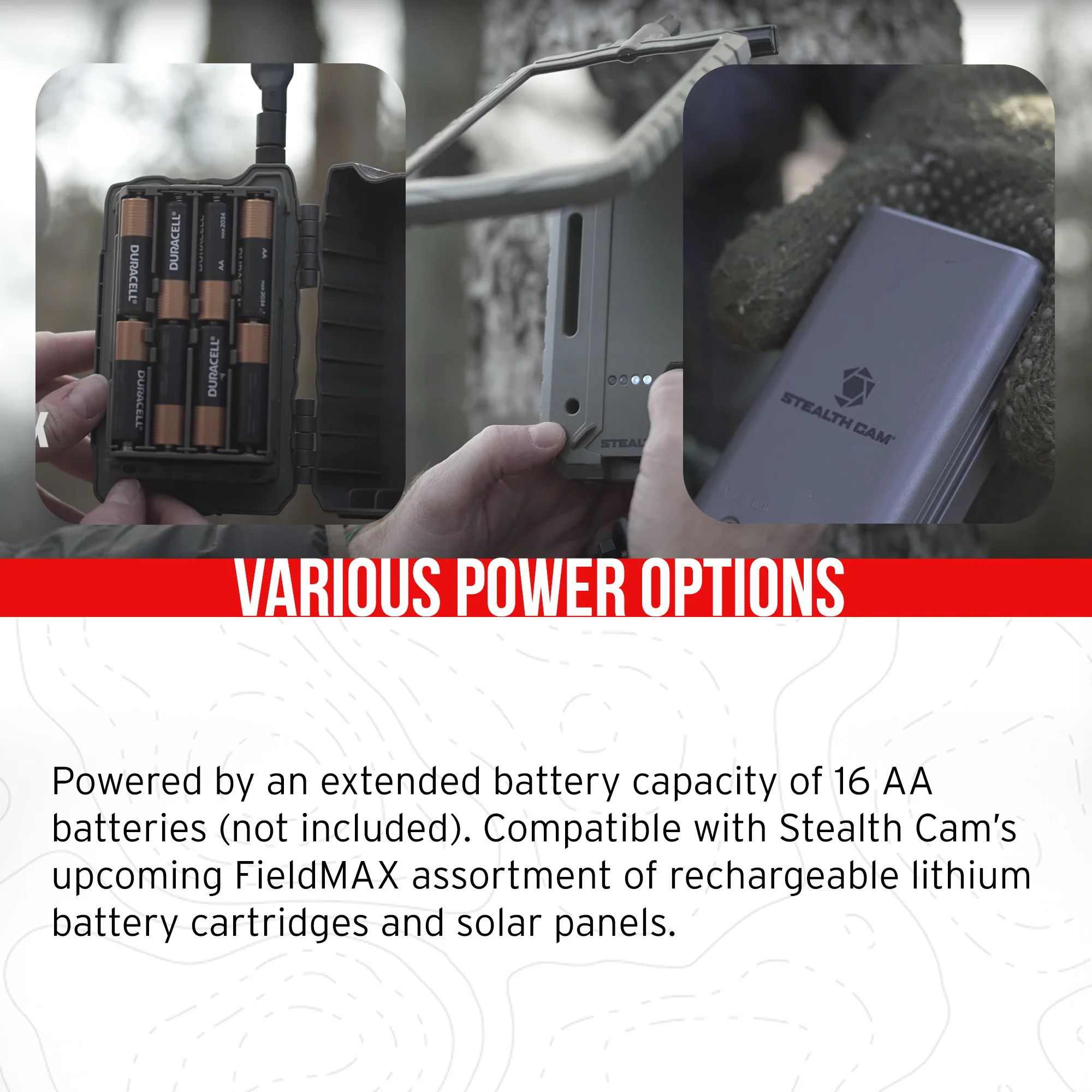 Stealth Cam Deceptor Max Cellular Trail Camera with Fieldmax Lithium Rechargeable Cartridge Bundle - Image 4
