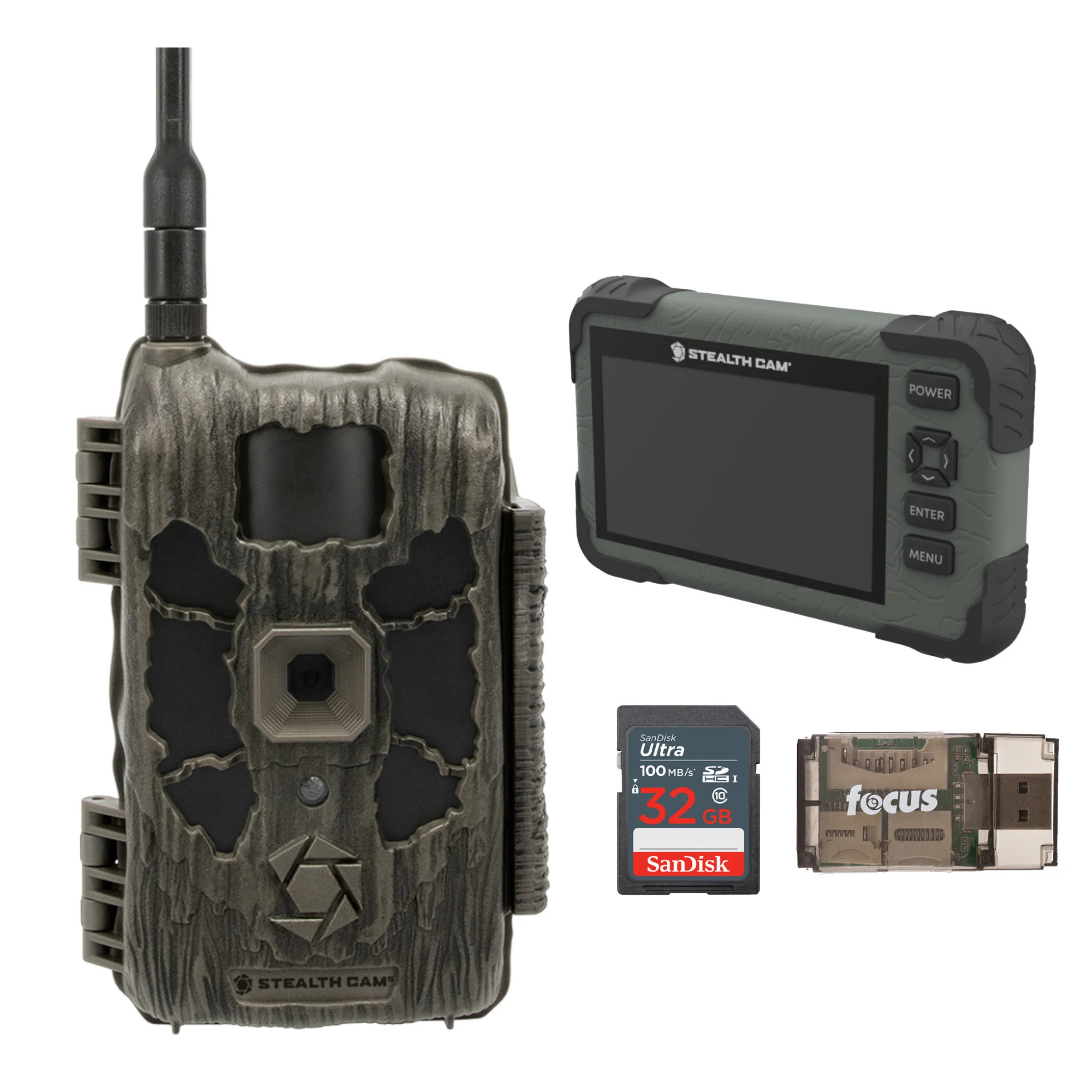 Stealth Cam 40MP Deceptor Max Cellular Trail Camera with 0.4-Second Trigger Speed Bundle