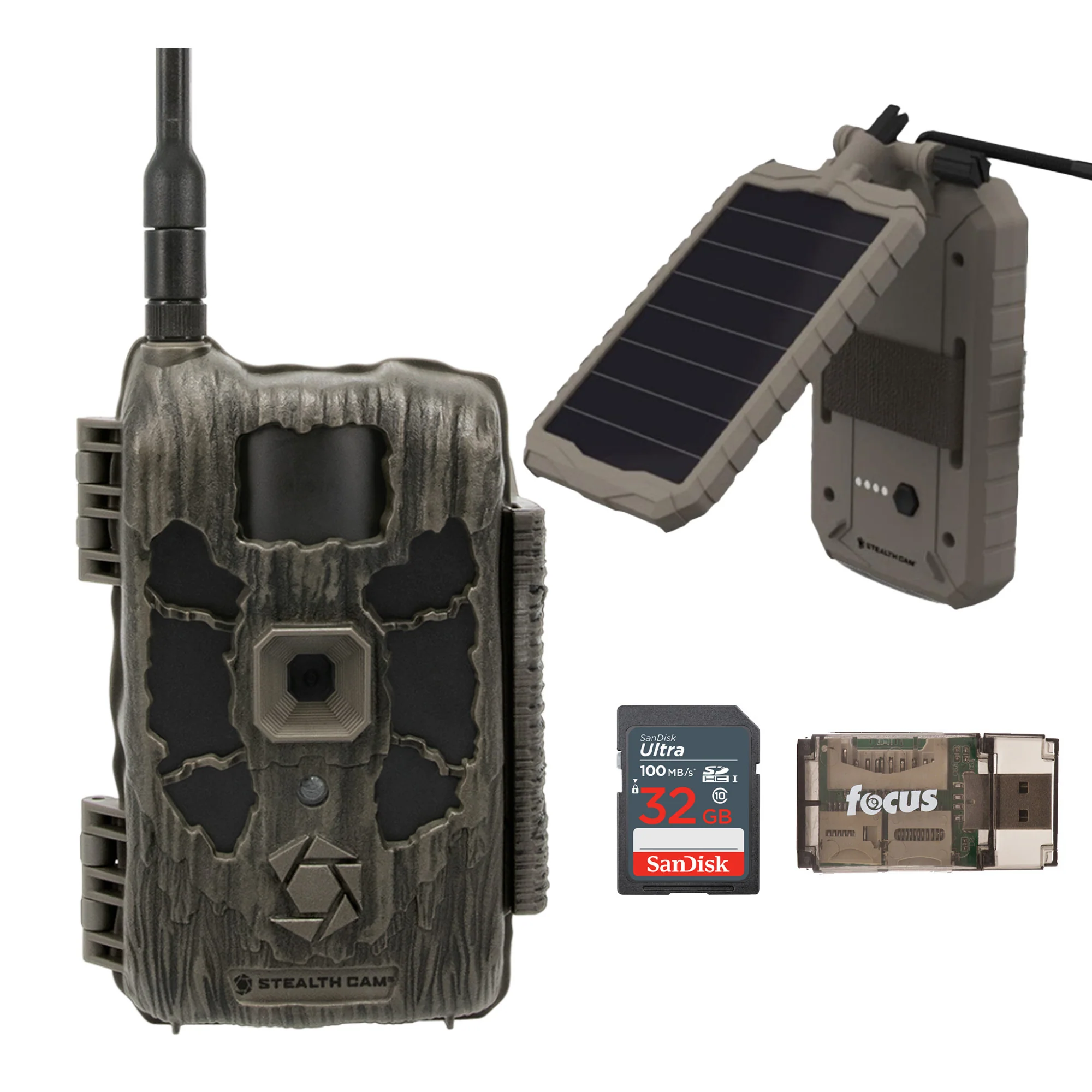 Stealth Cam 40MP Deceptor Max Cellular Trail Camera with 0.4-Second Trigger Speed Bundle