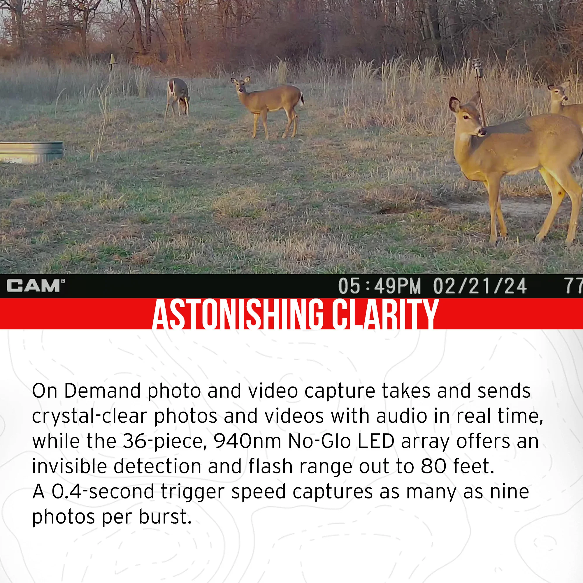 Stealth Cam 40MP Deceptor Max Cellular Trail Camera with 0.4-Second Trigger Speed (4-Pack) Bundle - Image 3
