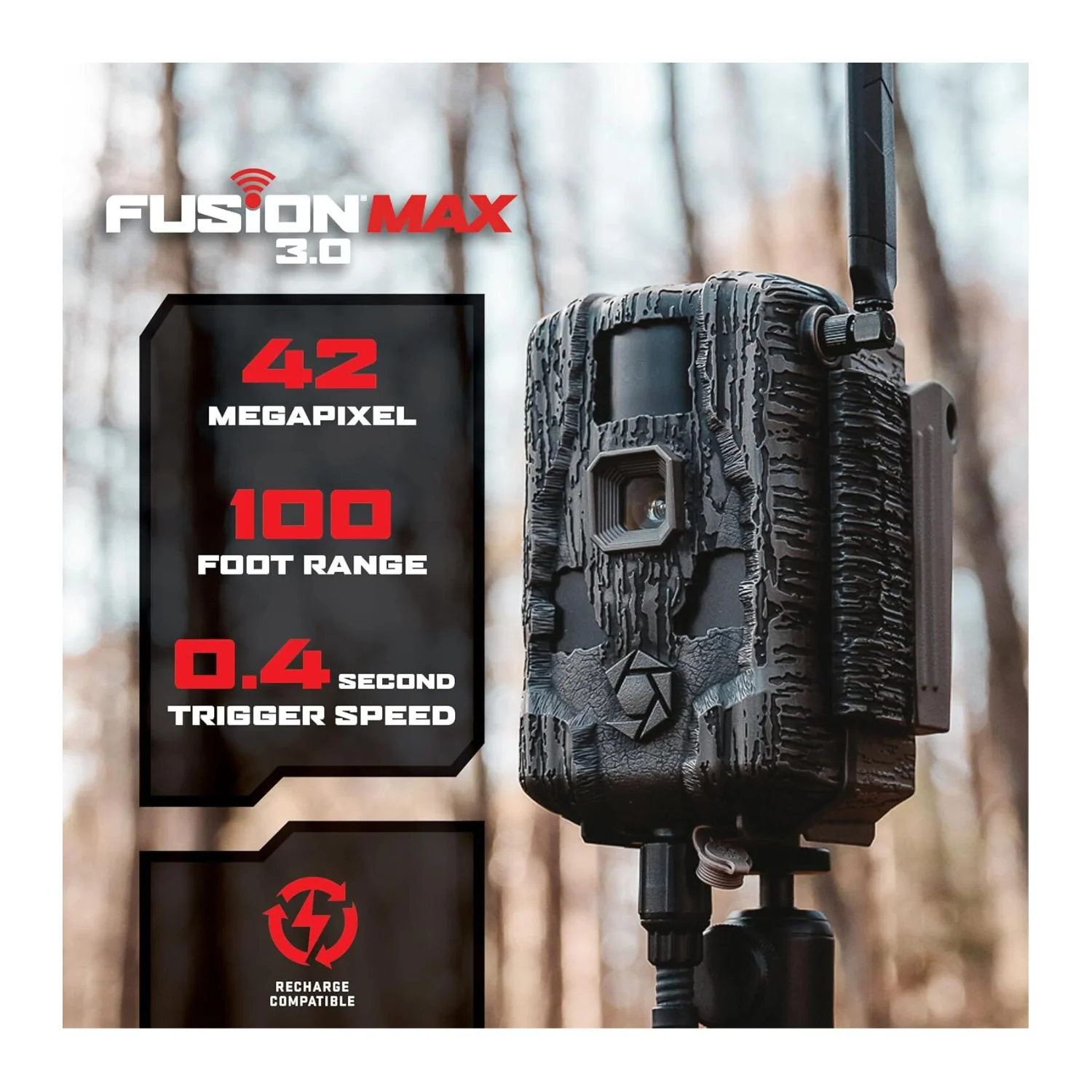 Stealth Cam Fusion MAX 3.0 Cellular Trail Camera 42MP with Accessories Bundle - Image 4