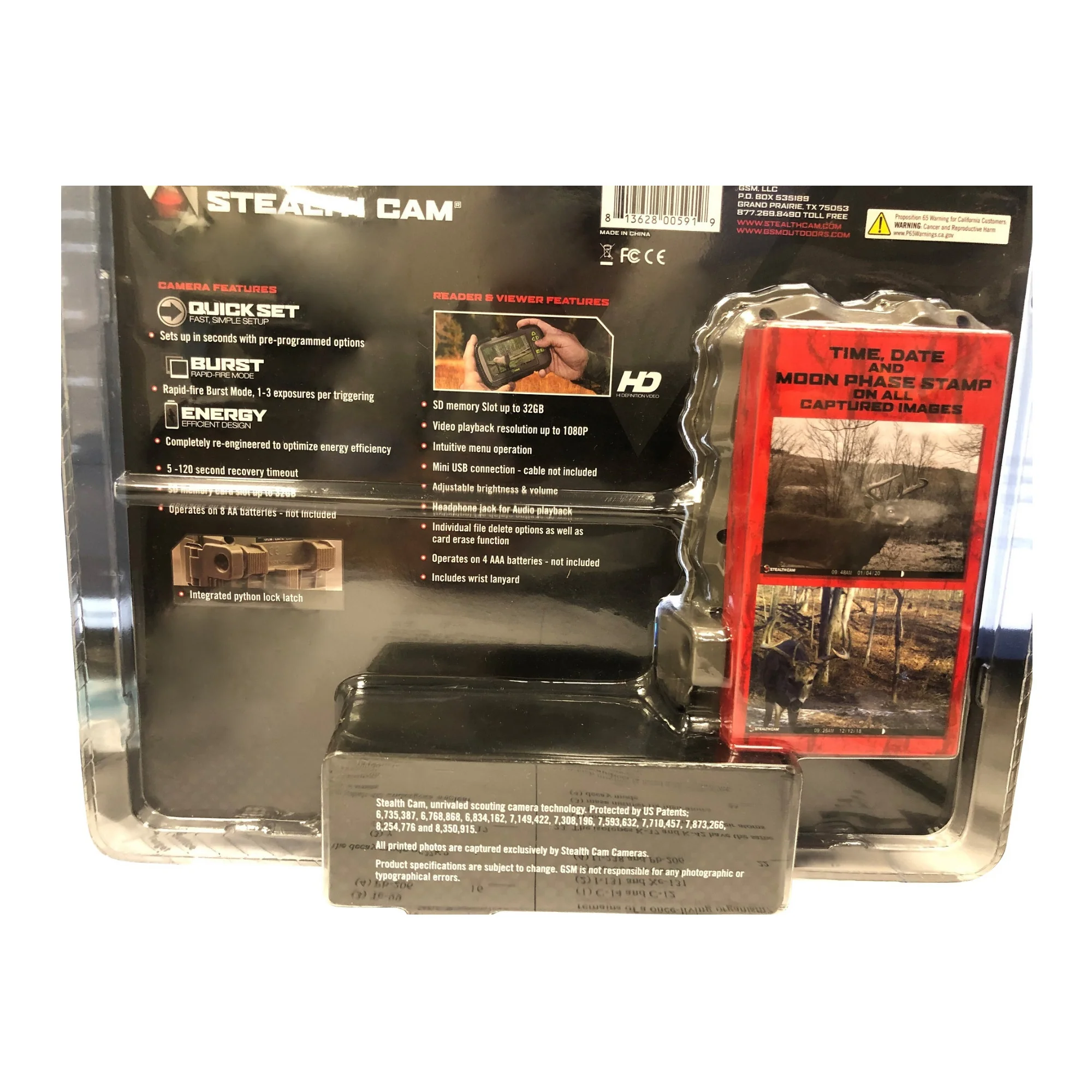 Stealth Cam QS22 Wildview Infrared Game Trail Deer 22MP Camera with HME Trail Cam Viewer - Image 5