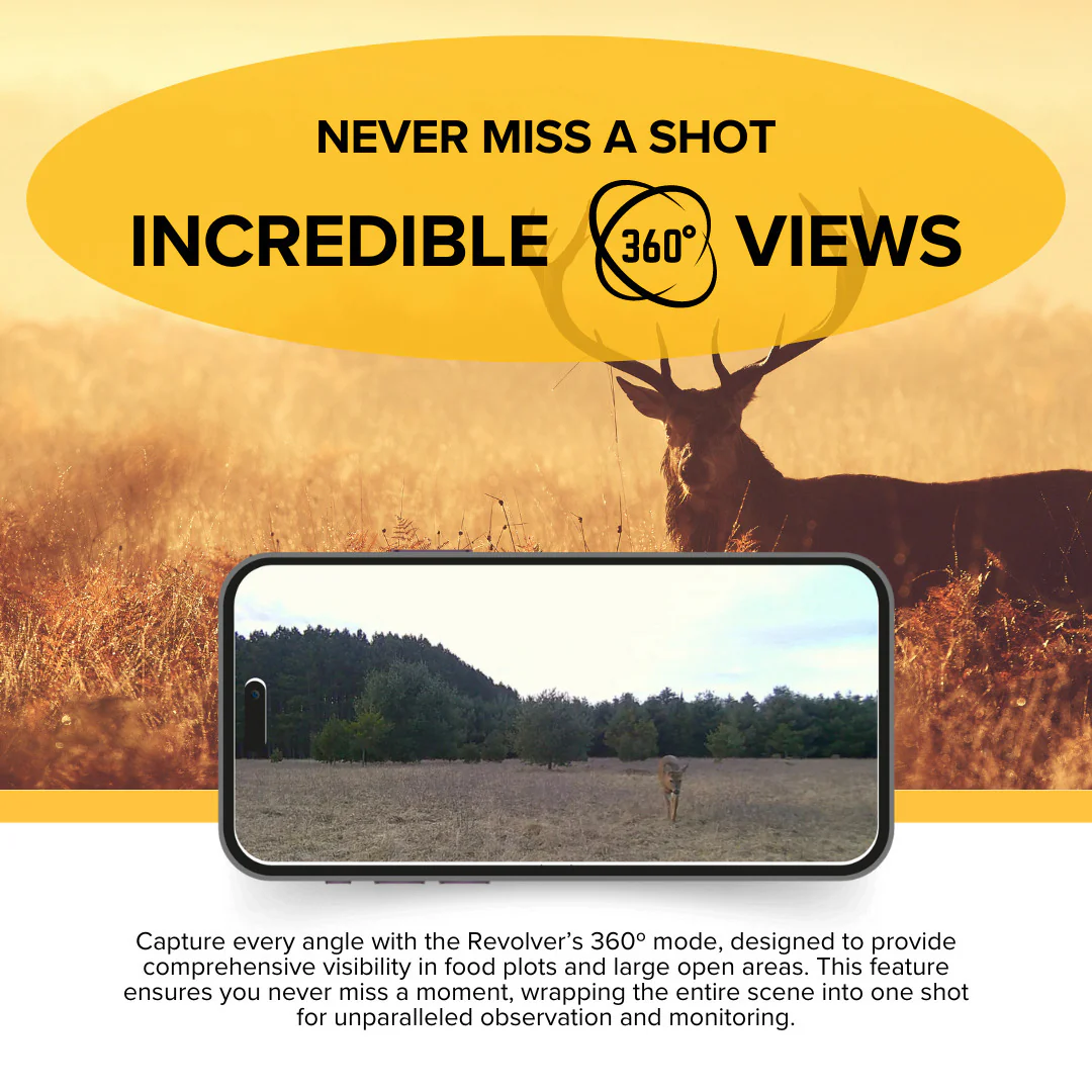 Stealth Cam Revolver 40MP Pro 360-Degree Cellular Trail Camera with Threaded Mount 2-Pack Bundle - Image 3