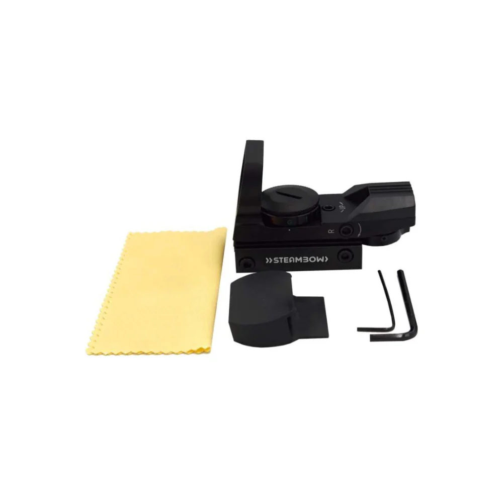 Steambow Stinger Red Dot Sight 2-Color 4-Reticle 10 Brightness Settings for Crossbows - Image 2