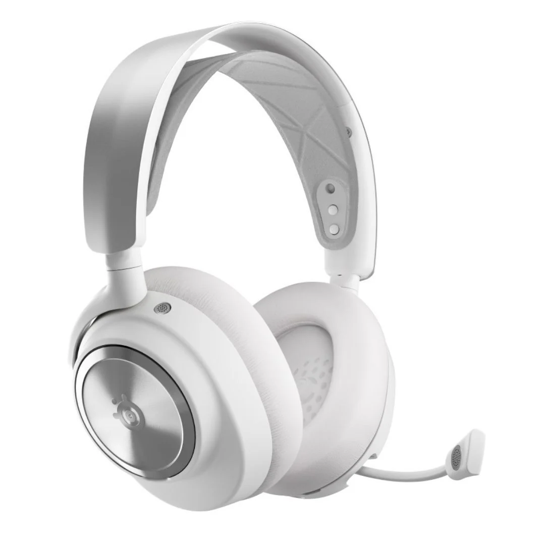SteelSeries Arctis Nova Pro Wireless Multi-System Gaming Headset for PC and PlayStation (White) - Image 2