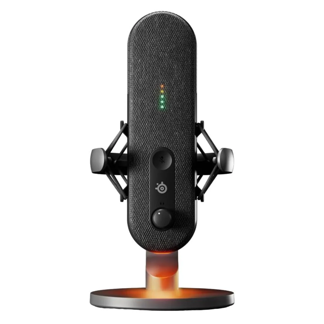 SteelSeries Alias USB Microphone for PC with Shock Mount and Sonar Software, Black (Certified Refurbished)