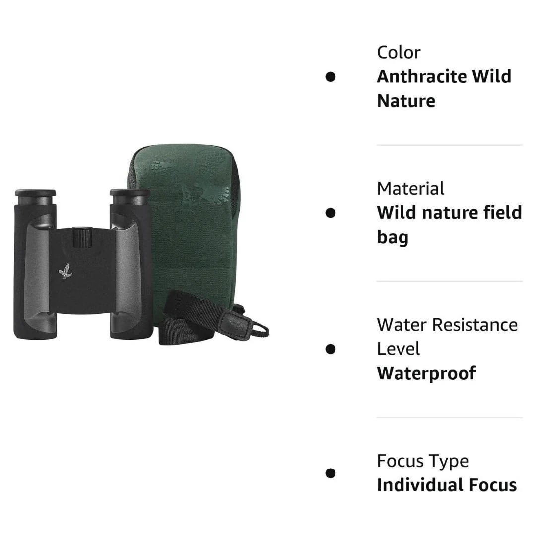 Swarovski 10x25 CL Pocket Binoculars (Anthracite, Wild Nature Field Bag) - Image 6