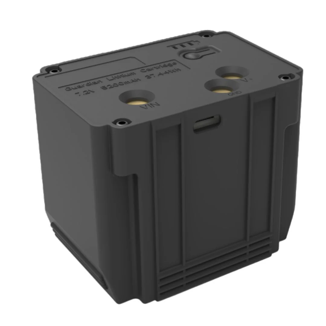 TACTACAM Defend Cam Rechargeable Battery with 5200mAh Capacity and USB-C Input Power