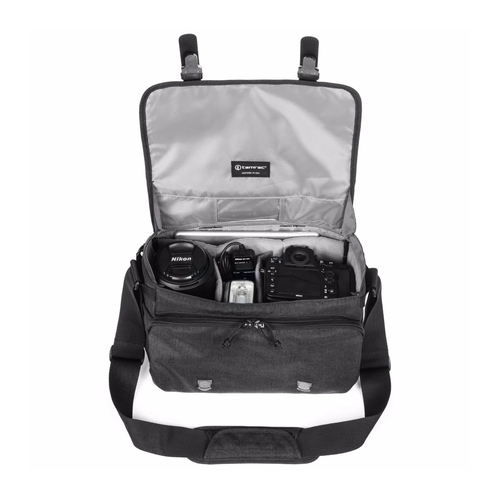 Tamrac Bushwick 6 Camera Shoulder Bag (Black) - Image 7