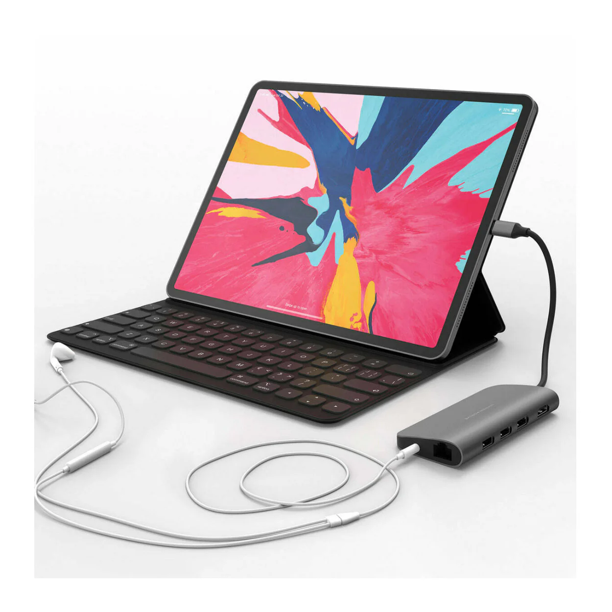 Targus HyperDrive Power 9-in-1 Universal USB-C Hub for MacBook and PC (Gray) - Image 2