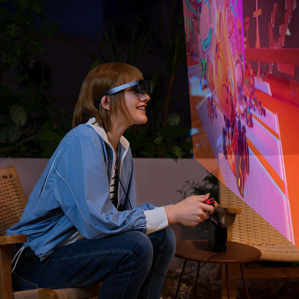TCL Nxtwear S+ Augmented Reality Glasses with Fast 120Hz Gaming Experience and Capsule Nose Pads - Image 4