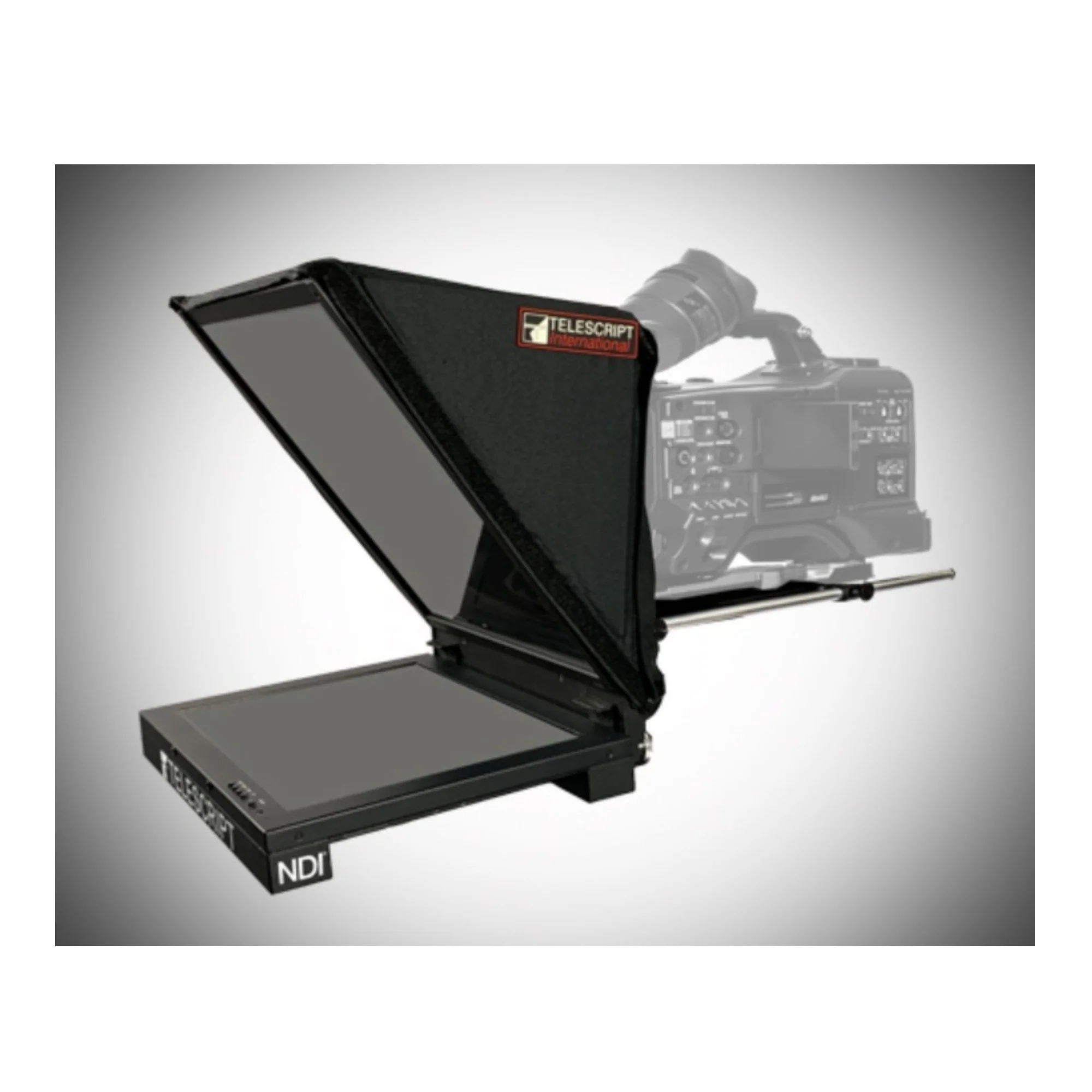 TelescriptIP FPS-170F-NDI Portable 17-Inch Teleprompter with NDI Monitor Fold and Go System - Image 4