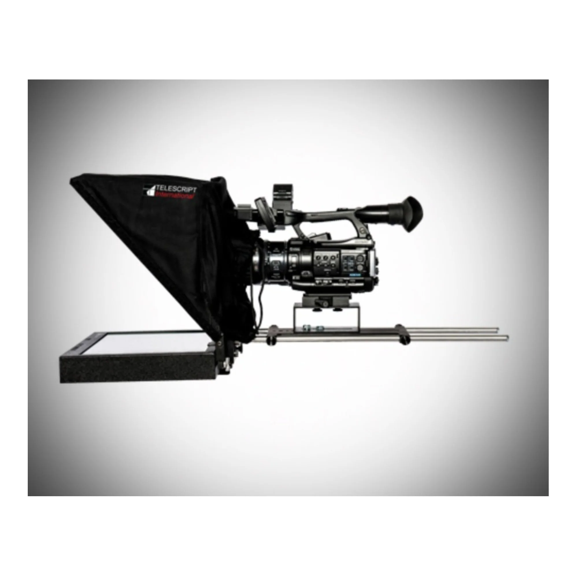 Telescript FPS-190F-SDI 19-Inch Teleprompter with SDI High-Bright Fold & Go Battery and Quick Mount - Image 4