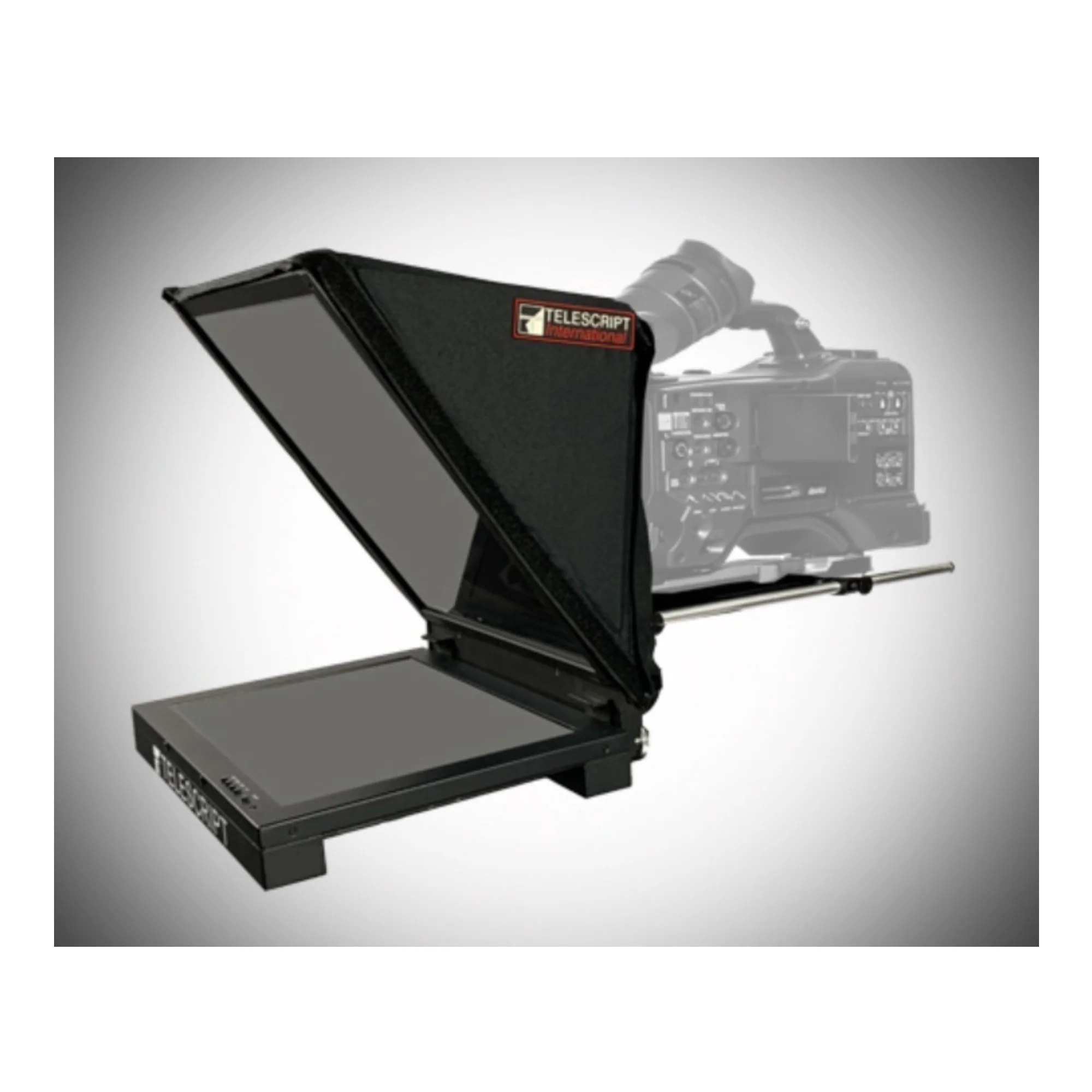 Telescript FPS-190F-SDI 19-Inch Teleprompter with SDI High-Bright Fold & Go Battery and Quick Mount - Image 5