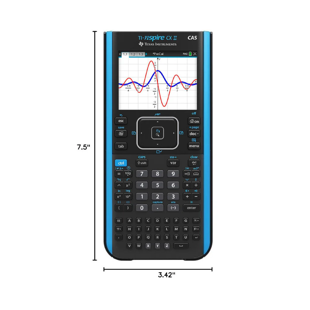 Texas Instruments TI-Nspire CX II CAS Color Graphing Calculator with Software - Image 5
