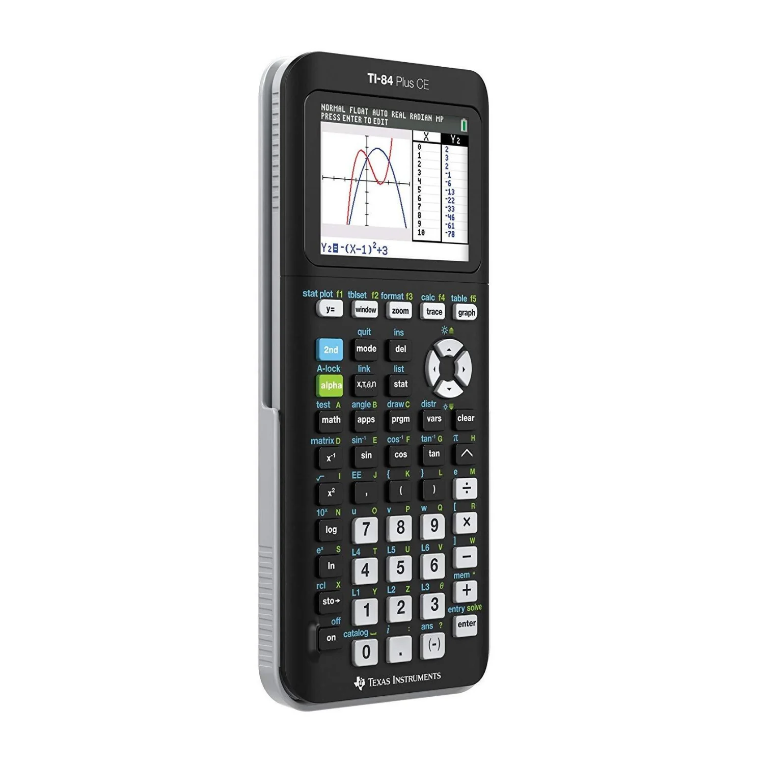 Texas Instruments TI-84 Plus CE Graphing Calculator (Black) - Image 3