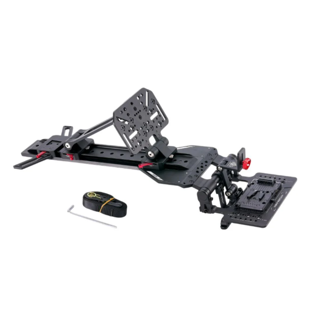 Tilta Rear Seat Monitor Mounting Bracket Pro with Universal Design and Mounting Plate (Black) - Image 3
