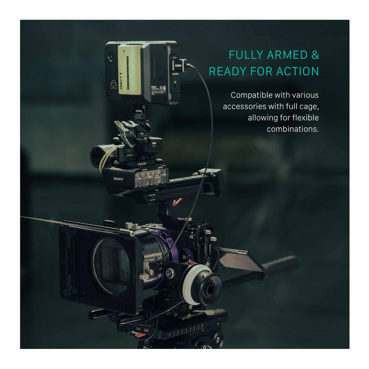 Tilta Camera Cage Basic Kit for Sony FX3 and FX30 V2 (Black) - Image 5