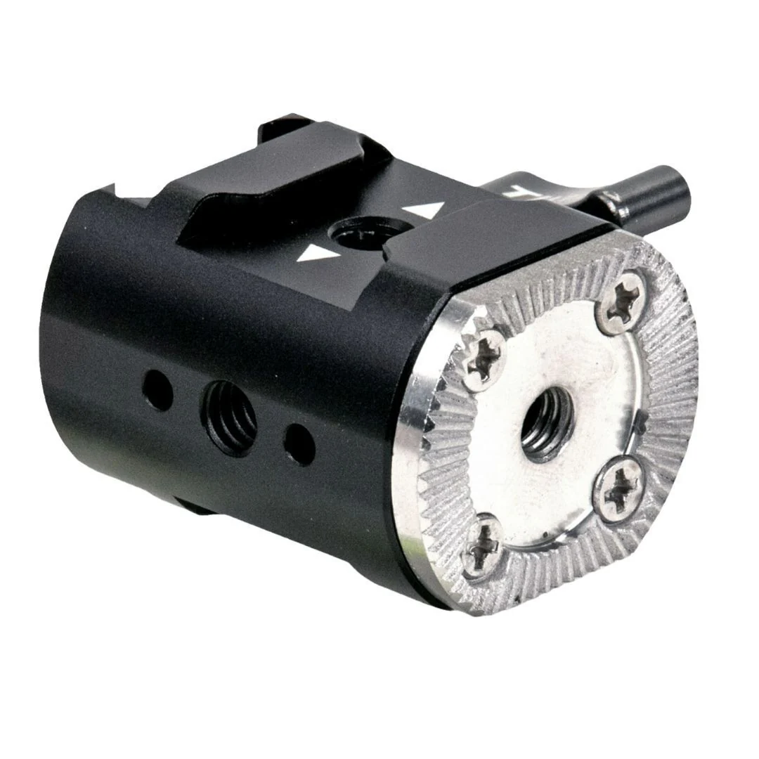 Tilta Right-Side NATO Rail to Rosette Adapter with Cold Shoe Receiver for DJI Gimbal (Black) - Image 2