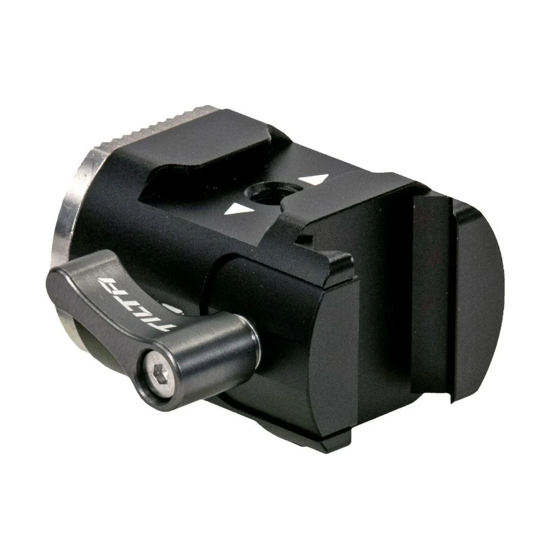 Tilta Right-Side NATO Rail to Rosette Adapter with Cold Shoe Receiver for DJI Gimbal (Black) - Image 3