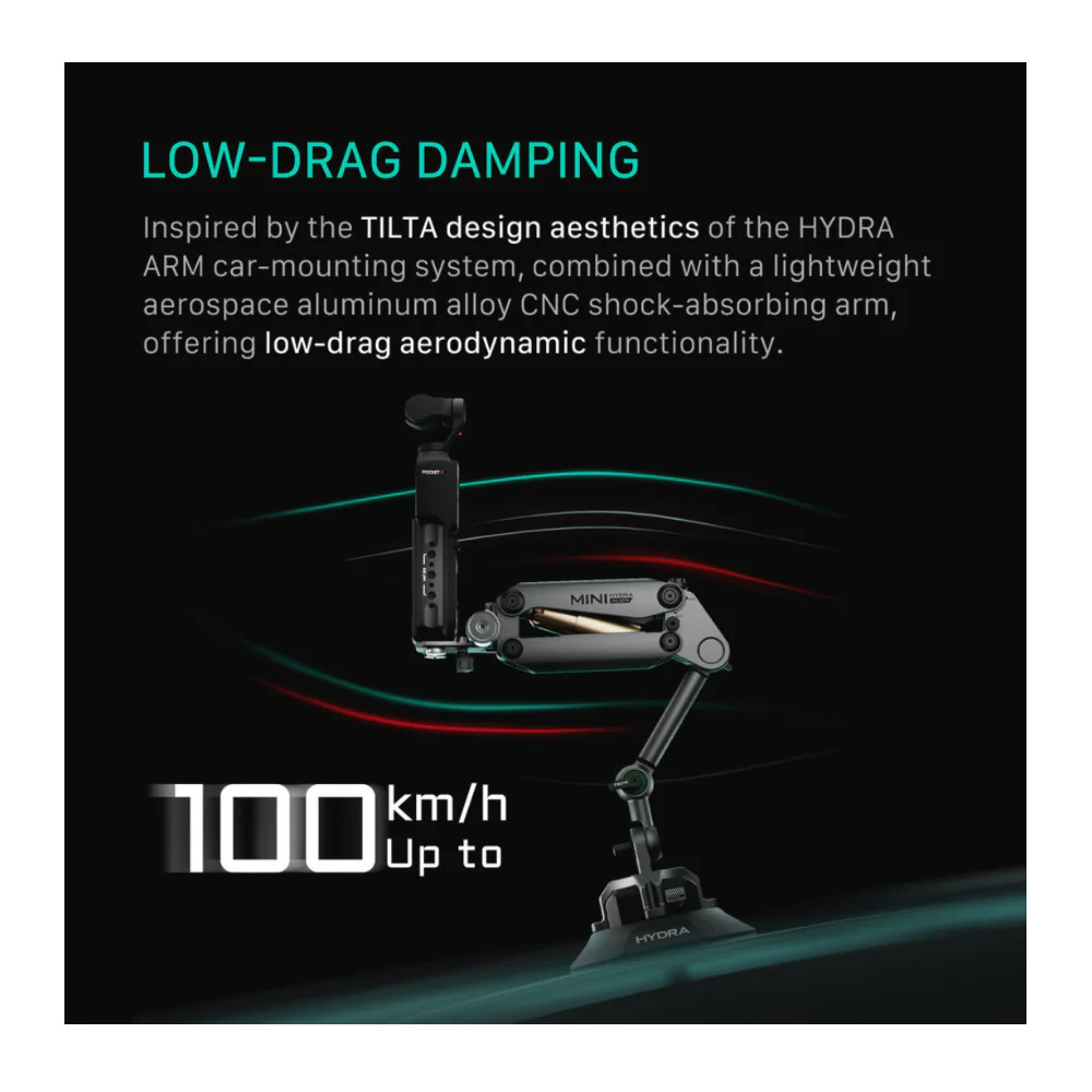 Tilta Hydra Alien Mini Car Lightweight Mounting System with Electronic Suction Cup (Titanium Gray) - Image 3