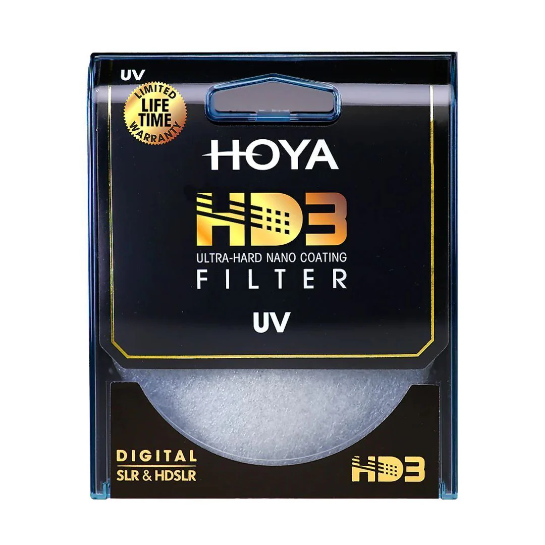 Hoya HD3 UV 49mm Low Profile Lens Protector Filter with Stain Resistant Top Coat - Image 2