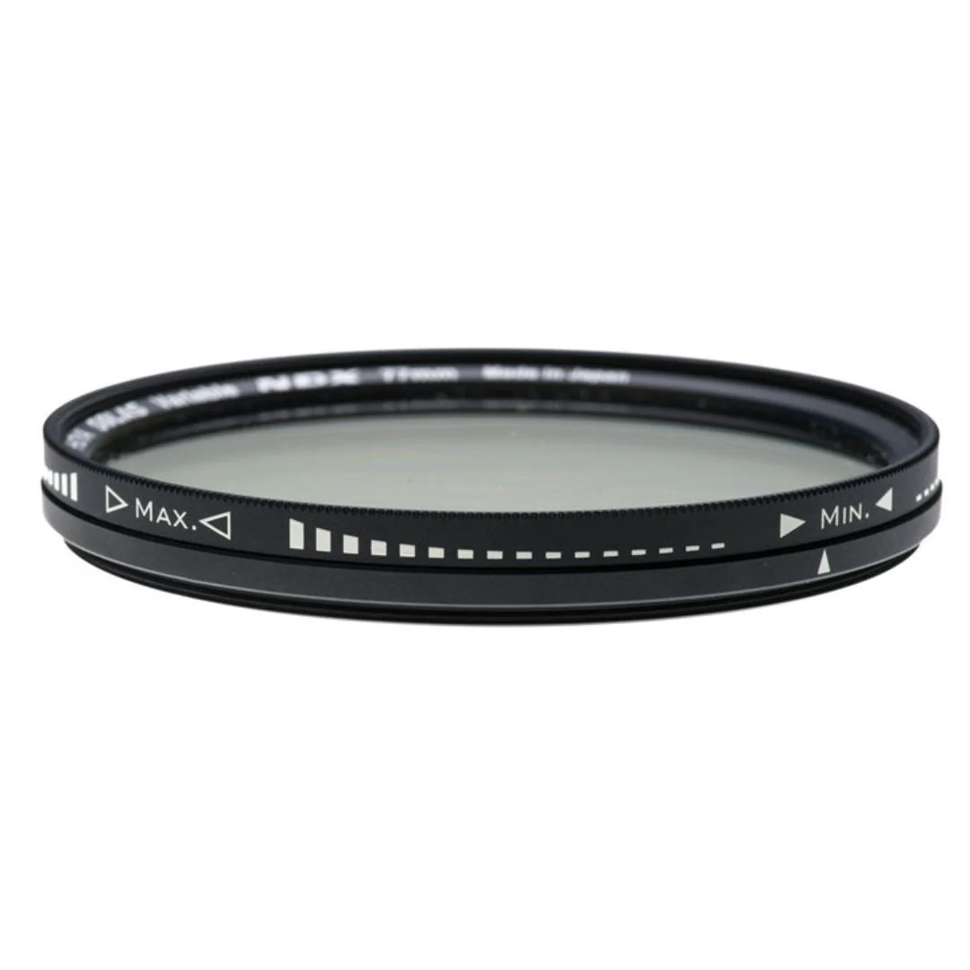 Hoya Solas Variable Neutral Density Filter with De-Polarization Layer and Aluminum Body (77mm) - Image 3