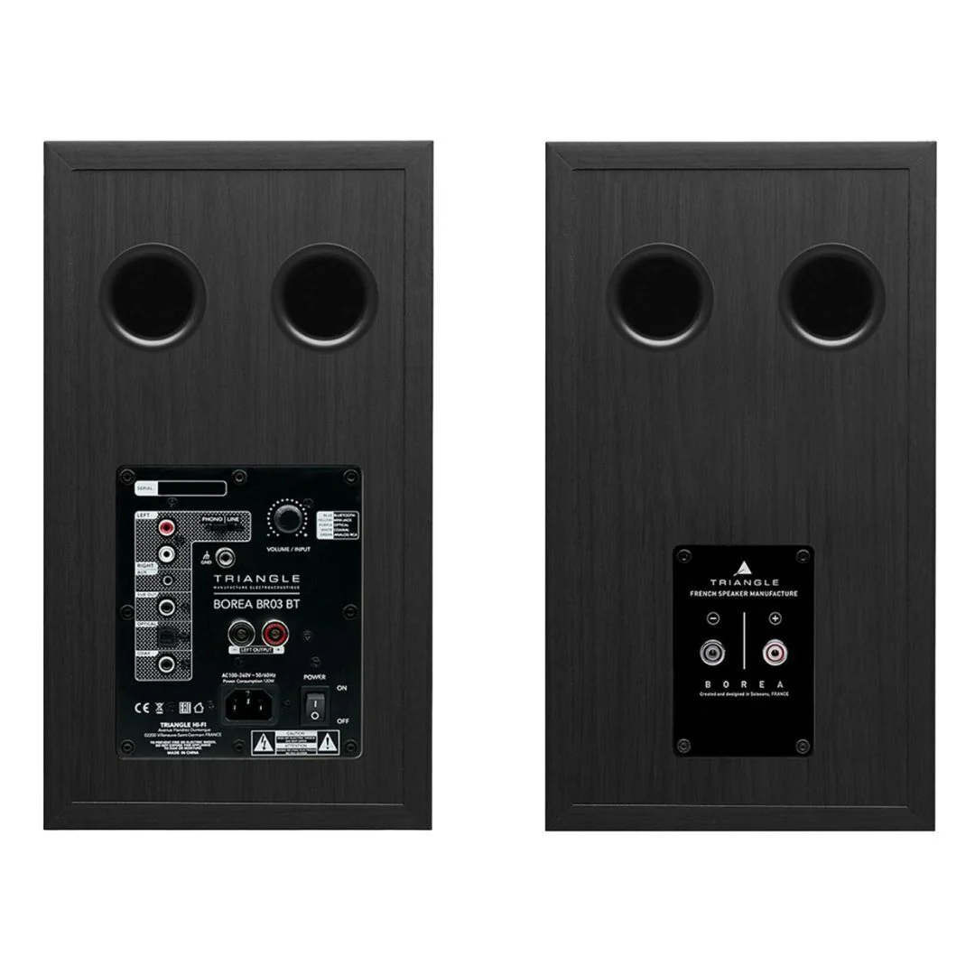 Triangle Borea Active BR03 BT Wireless Bluetooth Bookshelf Speaker (Black) - Image 2