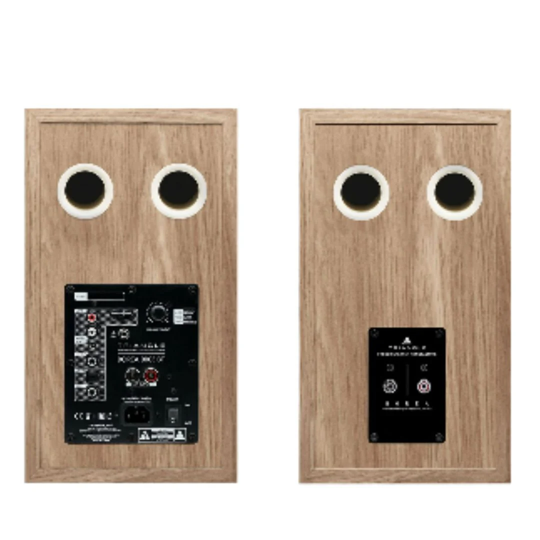 Triangle Borea Active BR03 BT Wireless Bluetooth Bookshelf Speaker (Light Oak) - Image 2