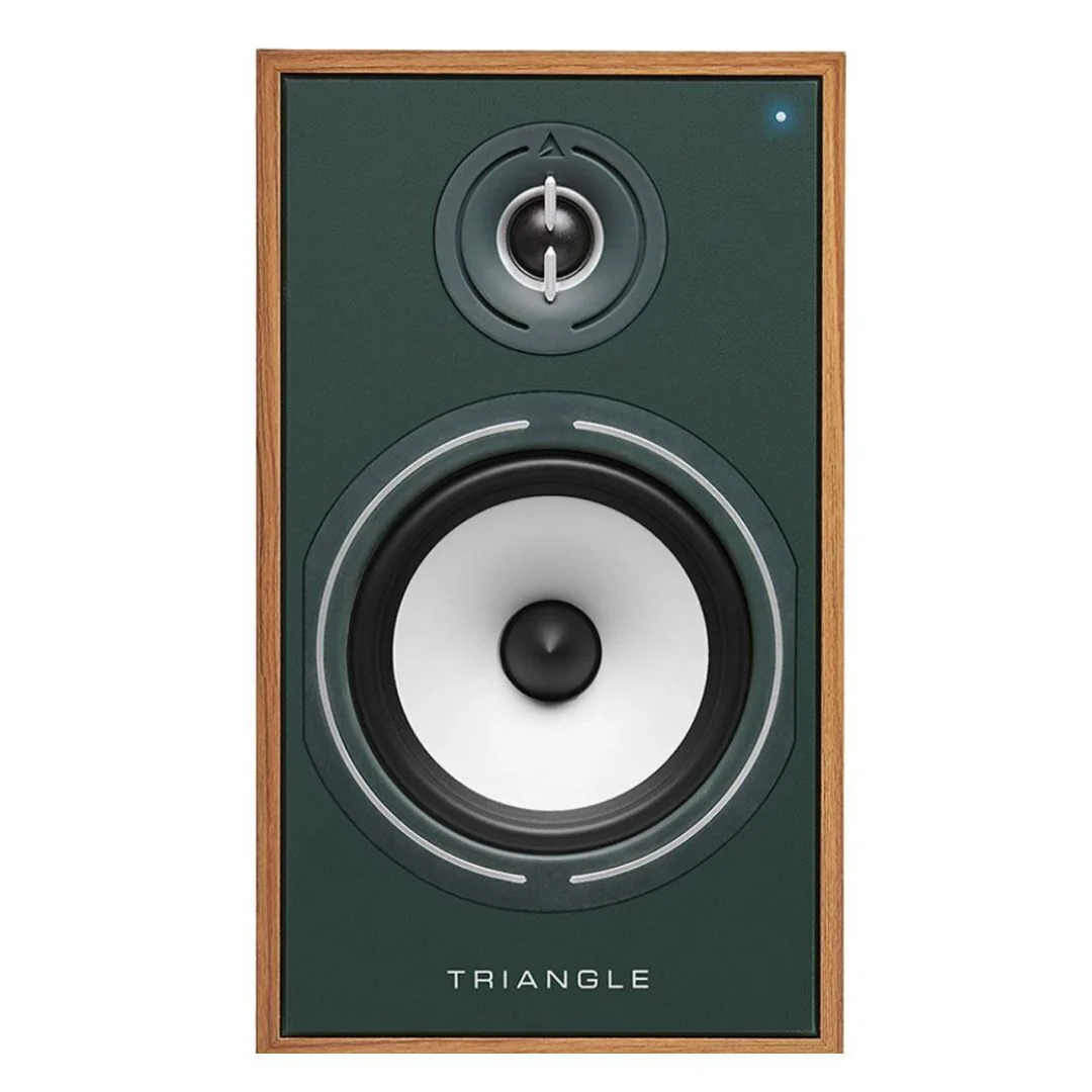 Triangle Borea Active BR03 BT Wireless Bluetooth Bookshelf Speaker (Oak Green) - Image 5