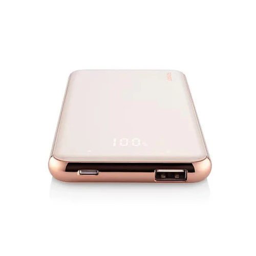 Ubio Labs Silhouette 6,000mAh Portable Power Bank (Pink/Rose Gold) - Image 2