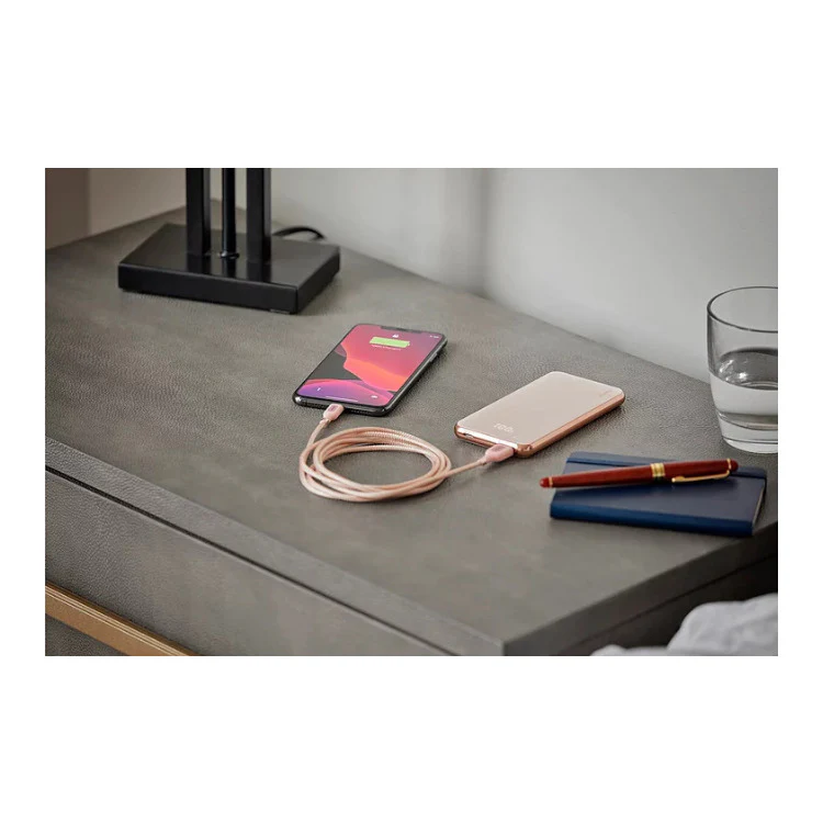 Ubio Labs Silhouette 6,000mAh Portable Power Bank (Pink/Rose Gold) - Image 6