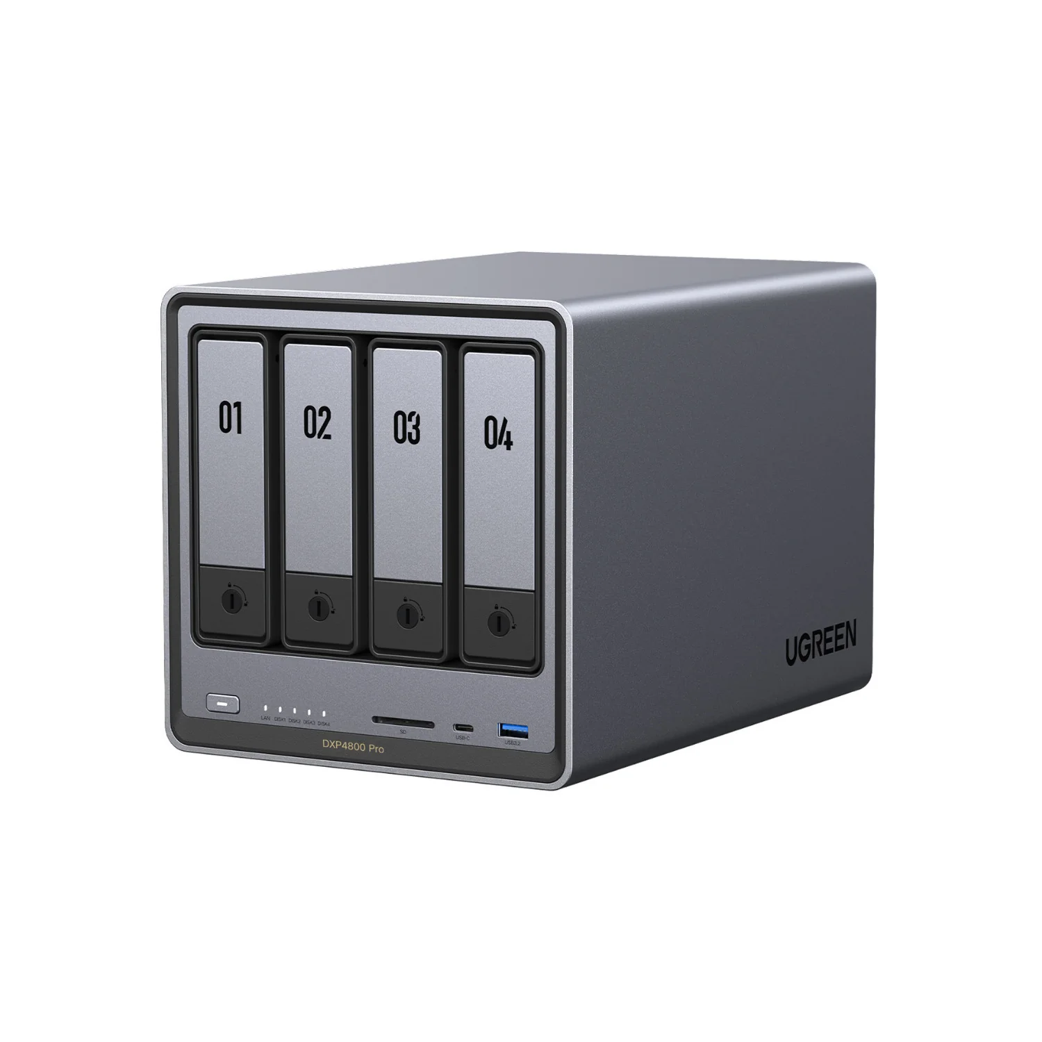 UGREEN DXP4800 Pro 4-Bay NAS Enclosure with 10GbE Network Port, 6-Core and Expandable DDR5 RAM - Image 5