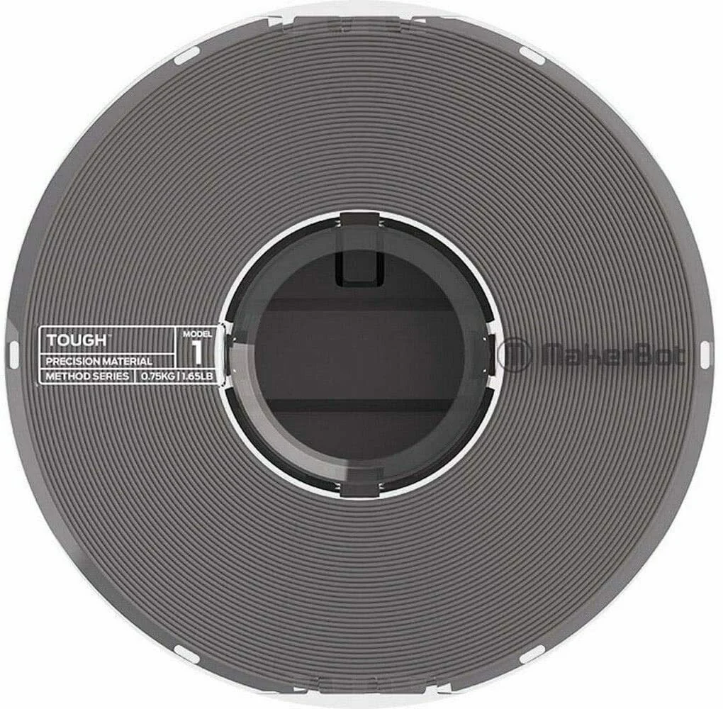 MakerBot Tough Precision Filament Spool for Method 3D Printer (Slate Gray, 0.75kg/1.65lb, 2-Pack) - Image 2