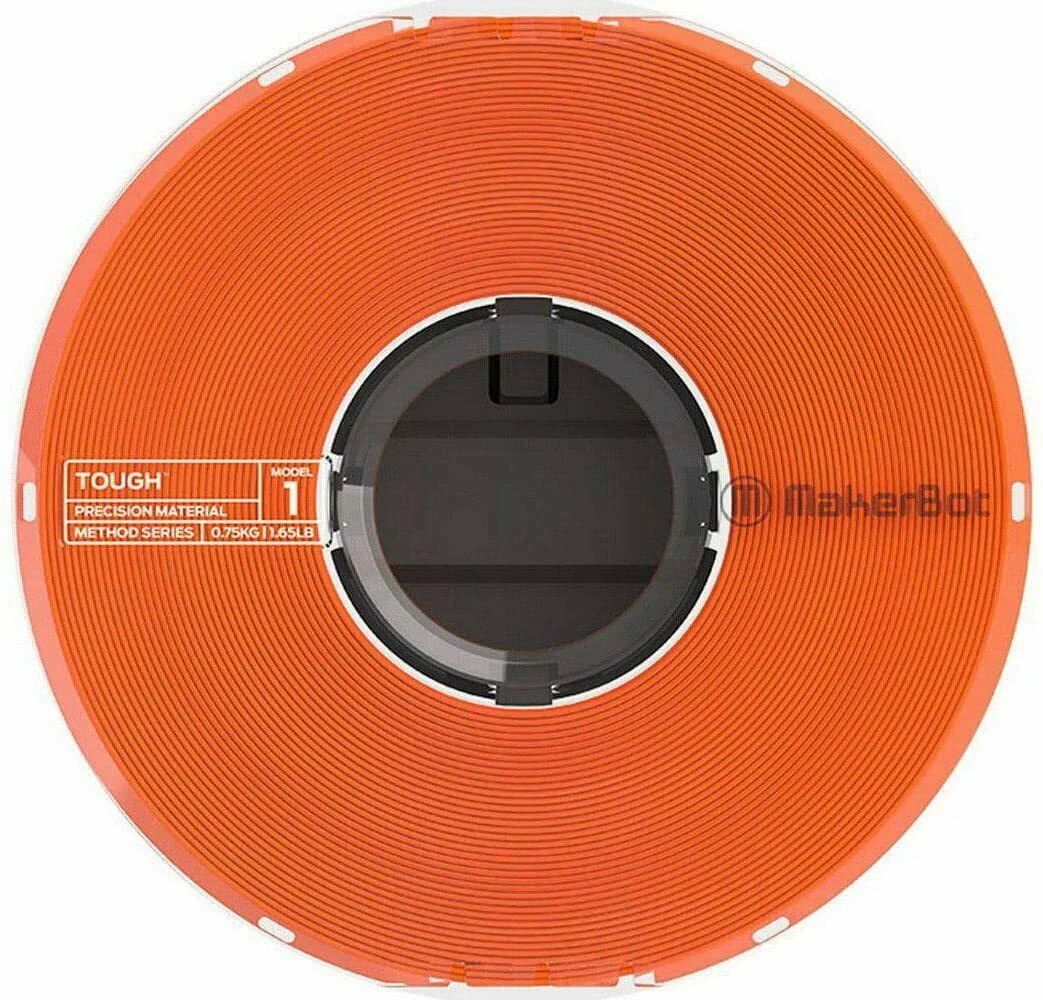 MakerBot Tough Precision Filament Spool for Method 3D Printer (Safety Orange, 1.65lb, 2-Pack) - Image 2