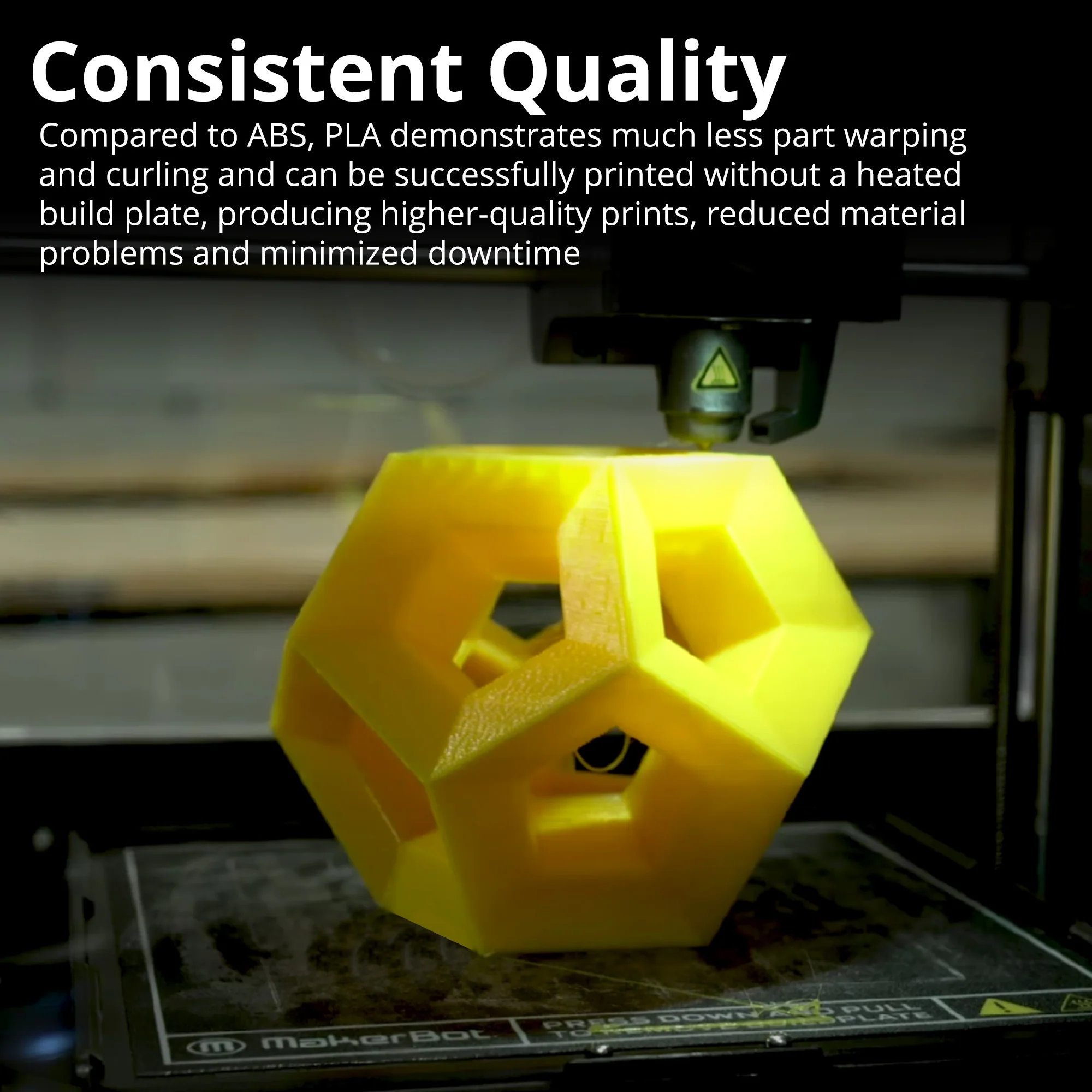 MakerBot 375-0051A Sketch PLA Filament for Sketch and Sketch Large 3D Printer (True Yellow, 2.2Lb) - Image 4