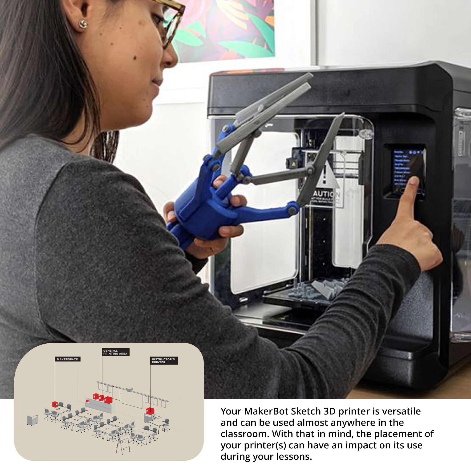 MakerBot Sketch 3D Printer with Fused Deposition Modelling Print (2-Pack) - Image 6