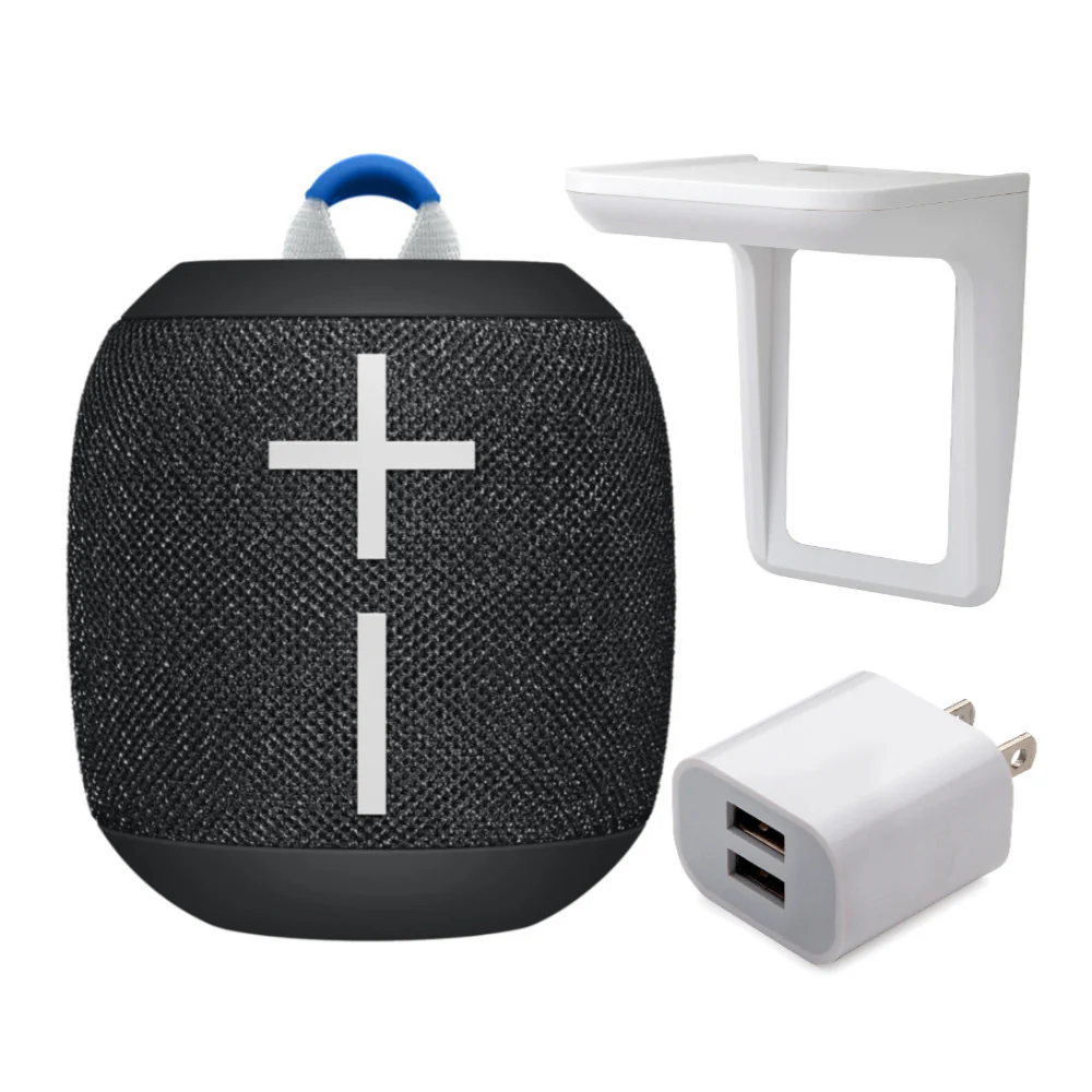 Ultimate Ears WONDERBOOM 2 Portable Speaker with Wall Shelf and Wall Plug - Image 2