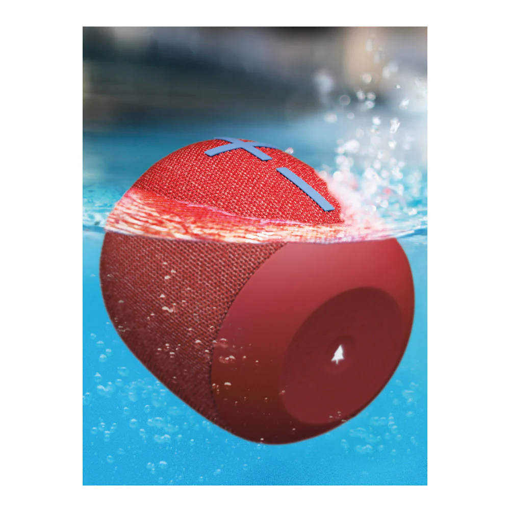 Ultimate Ears WONDERBOOM 2 Portable Bluetooth Speaker Pair (Radical Red) with 7-Port USB 3.0 Hub - Image 8