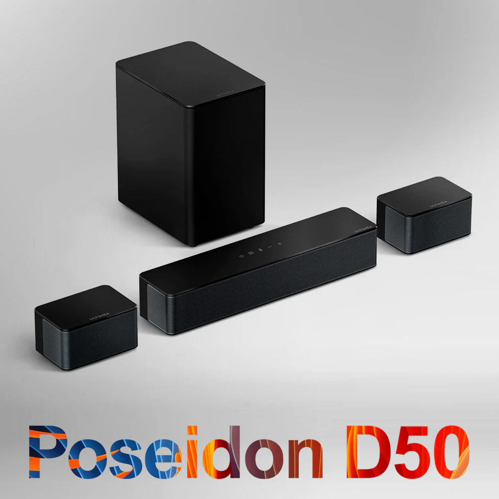 Ultimea Poseidon D50 5.1 Soundbar with (2-pack) 6 Ft. HDMI Cables bundle - Image 2