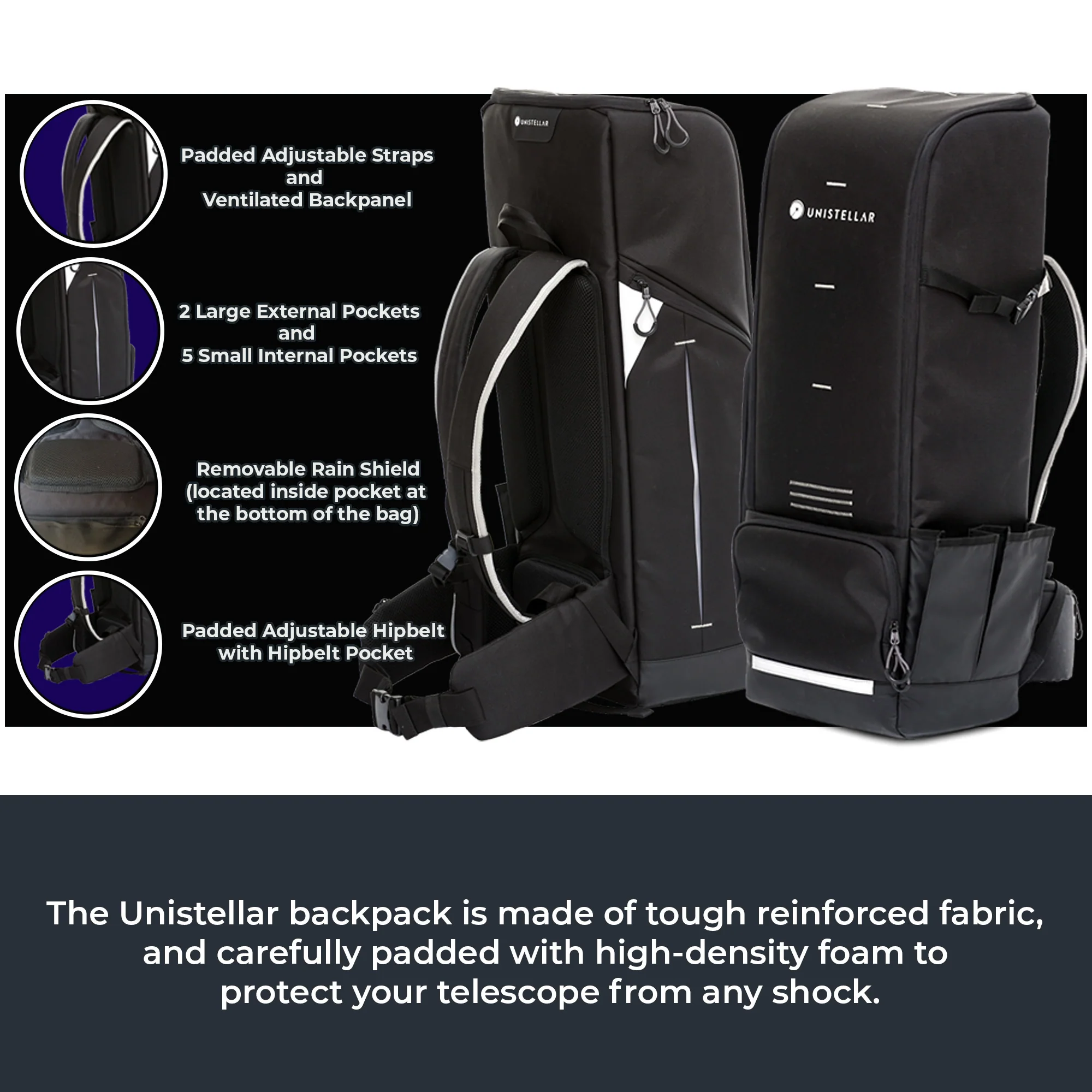 Unistellar Smart Filter with Unistellar Backpack - Image 2