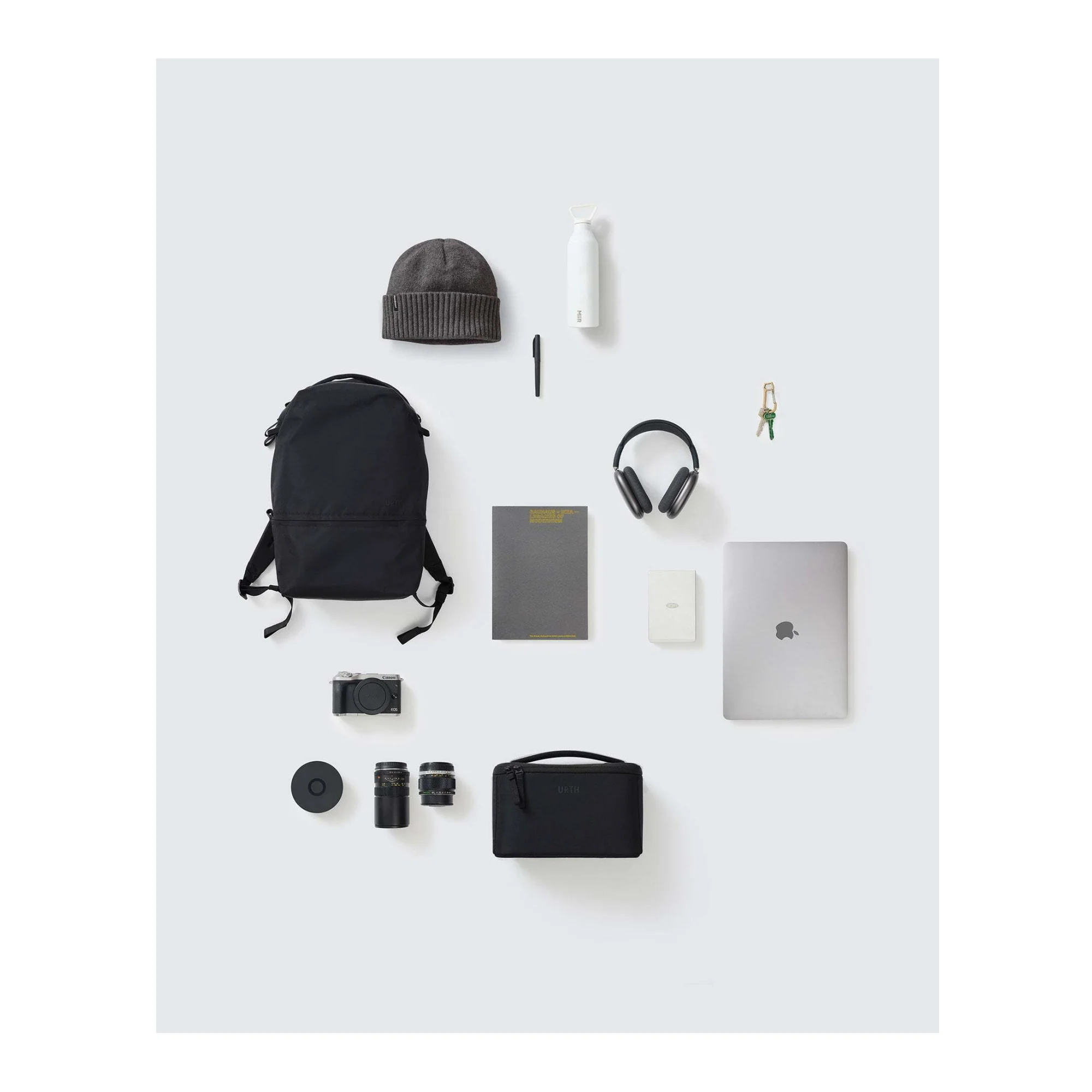 Urth Arkose 20L Modular Lightweight Backpack with 12 Clever Storage Zones(Black) - Image 8