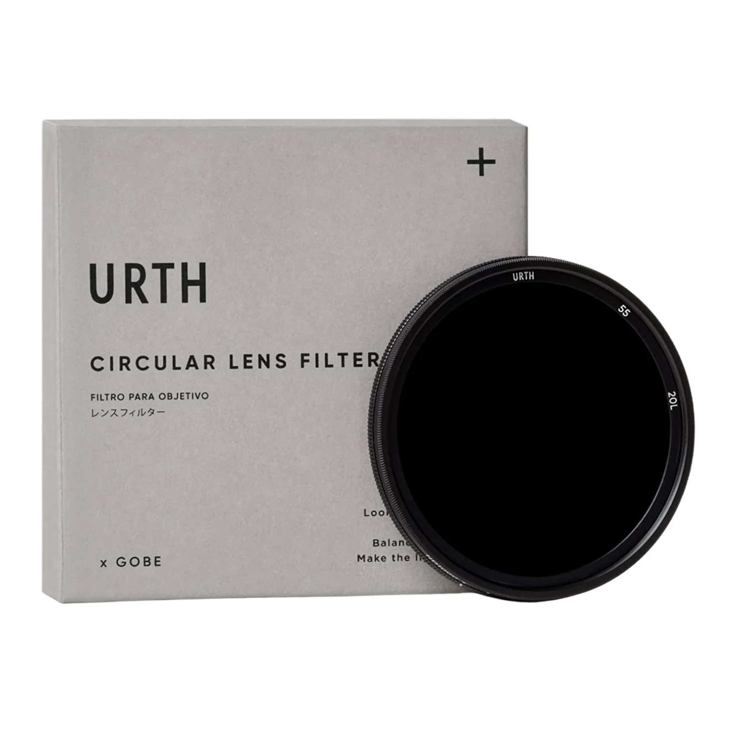 Urth 55mm ND64-1000 (6-10 Stop) Variable Circular Lens Filter with 20 Layers of Nano-Coating Plus+